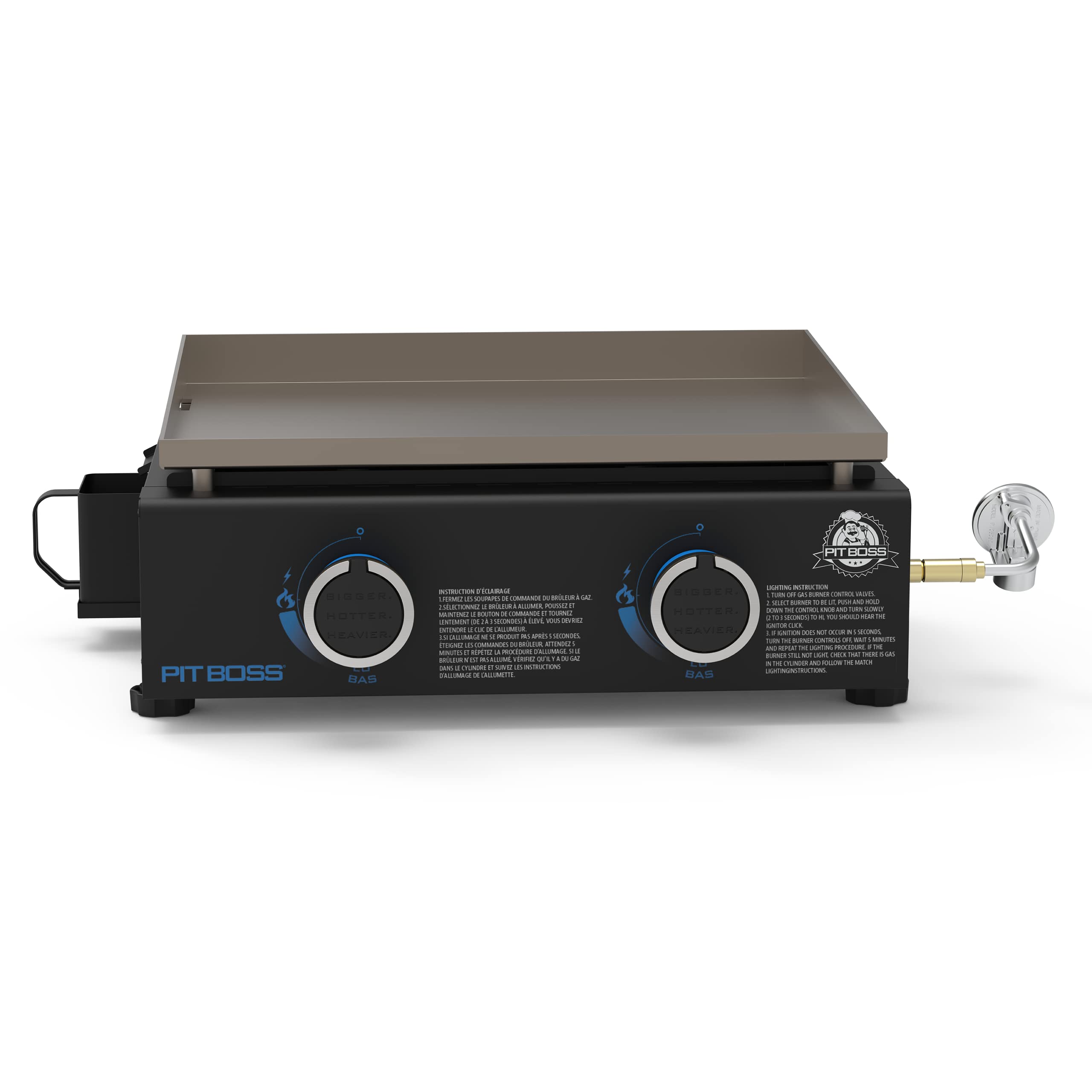 2-Burner Pit Boss 10960 Tabletop Griddle, Black