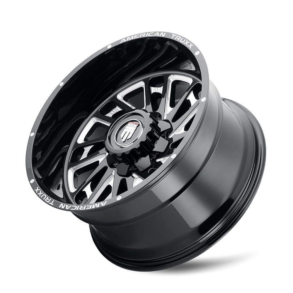 AT1905-22297M-44 American Truxx Blade Black/Milled 22X12 5-139.7 -44mm 110.3mm