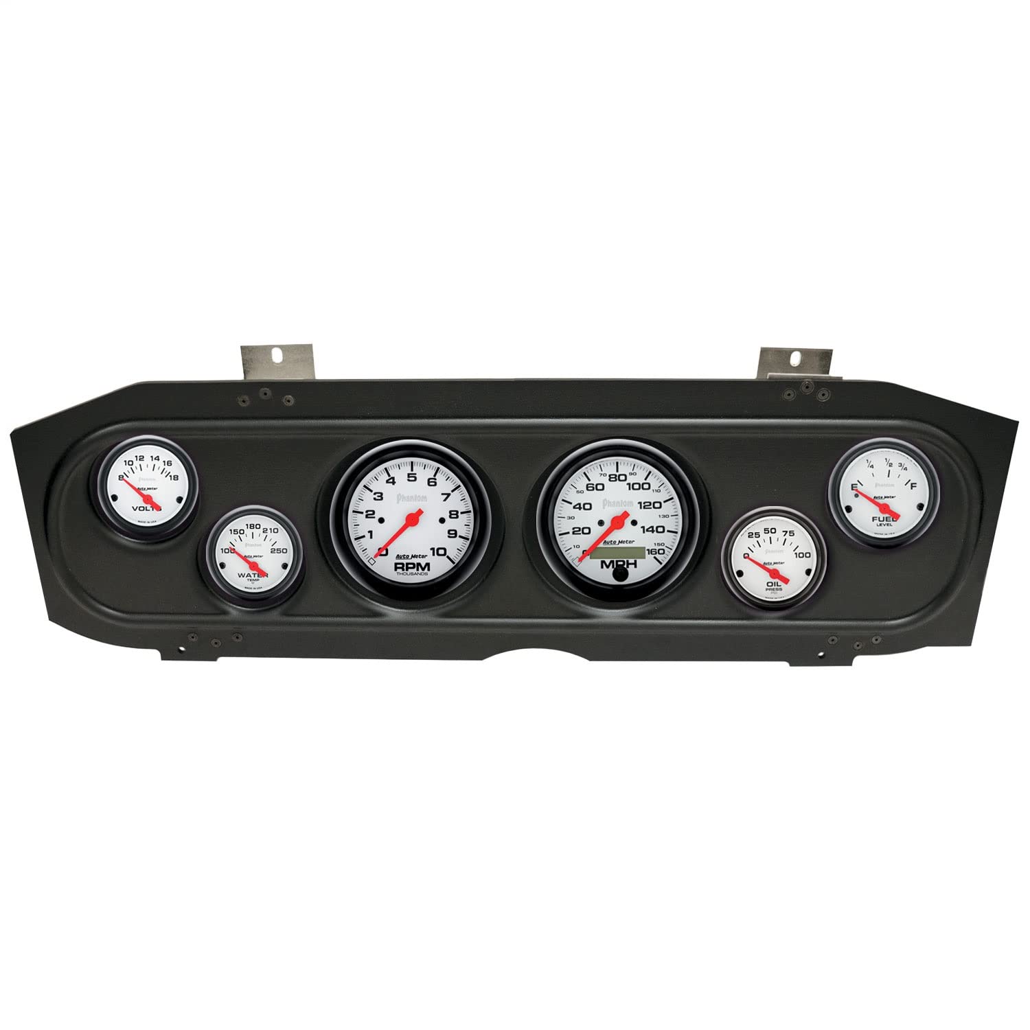 AutoMeter Dash Kit Direct Fit, (3 3/8" X2, 2 1/16" X4), MERC Cougar 69-70, Phantom (2913-09)