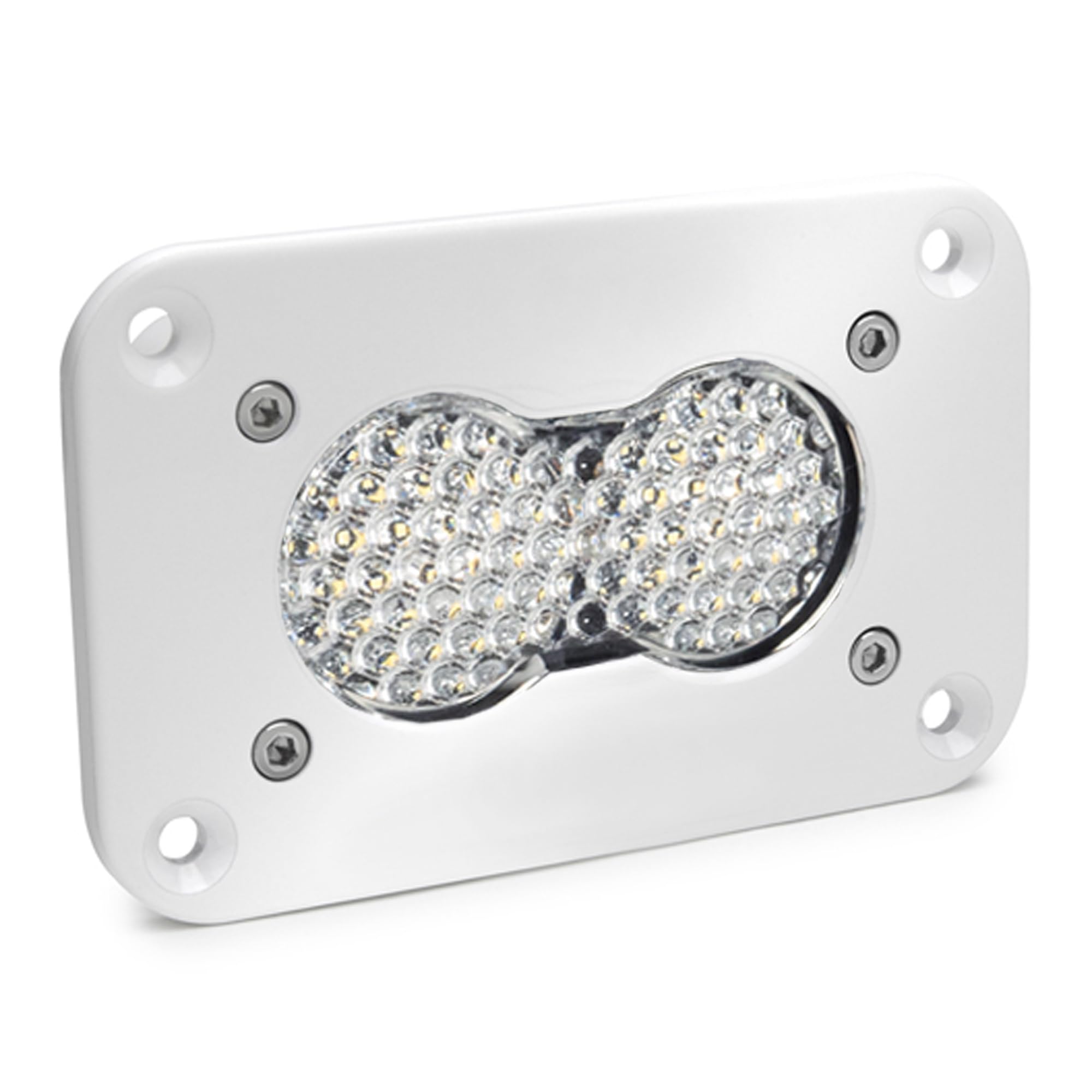 Flush Mount Baja Designs S2 Pro White LED Auxiliary Light Pod for UTV, Off Road 4x4, Trucks, Boats (Work/Scene; Clear)