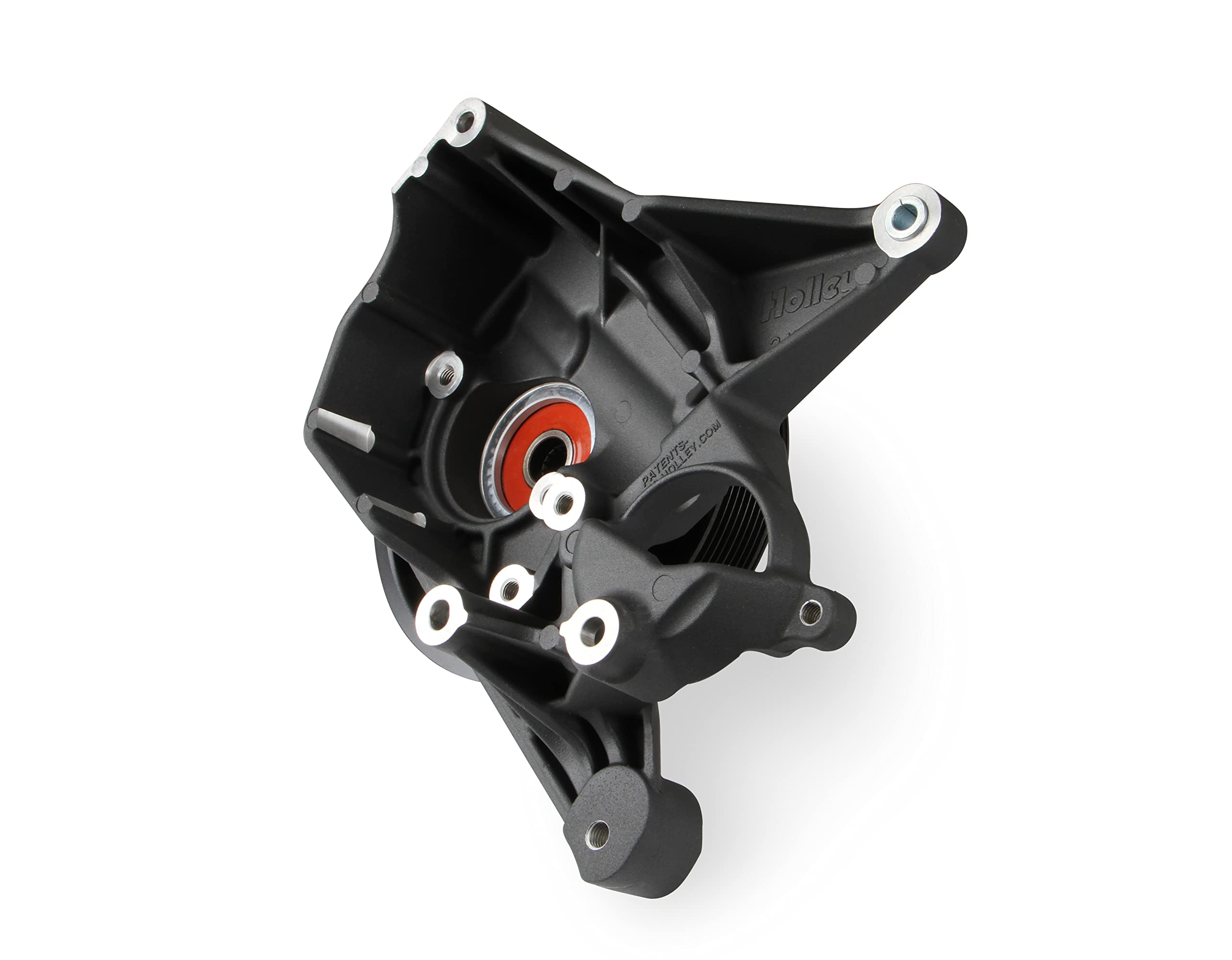 Bracket Holley KIT, P/S LT4-W Short Spacer Natural-Black Finish 97-253BK