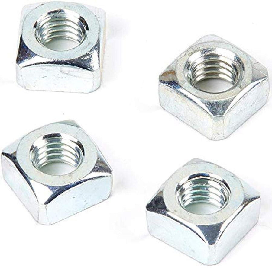 Service Kit WARN 98278 - Zinc Plated Square Nut: 7/16"-14, 4 Pack