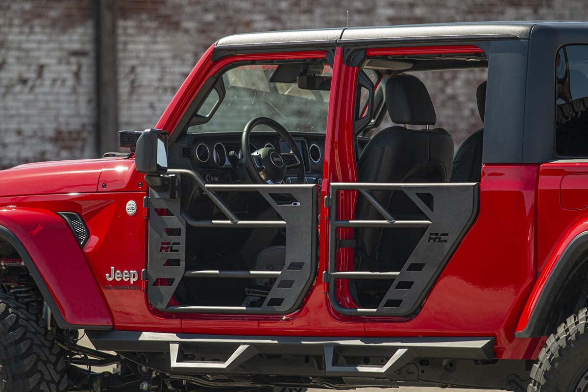 Rough Country Steel Tube Front Doors for 2018-2022 Jeep JL/Gladiator JT - 10617