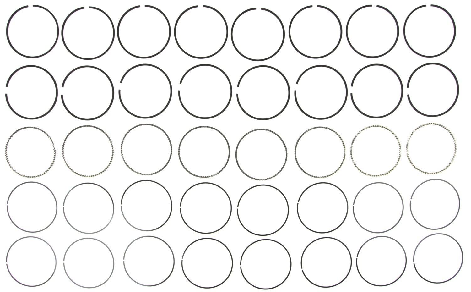 Engine Mahle Piston Ring Set 41858CP, OE