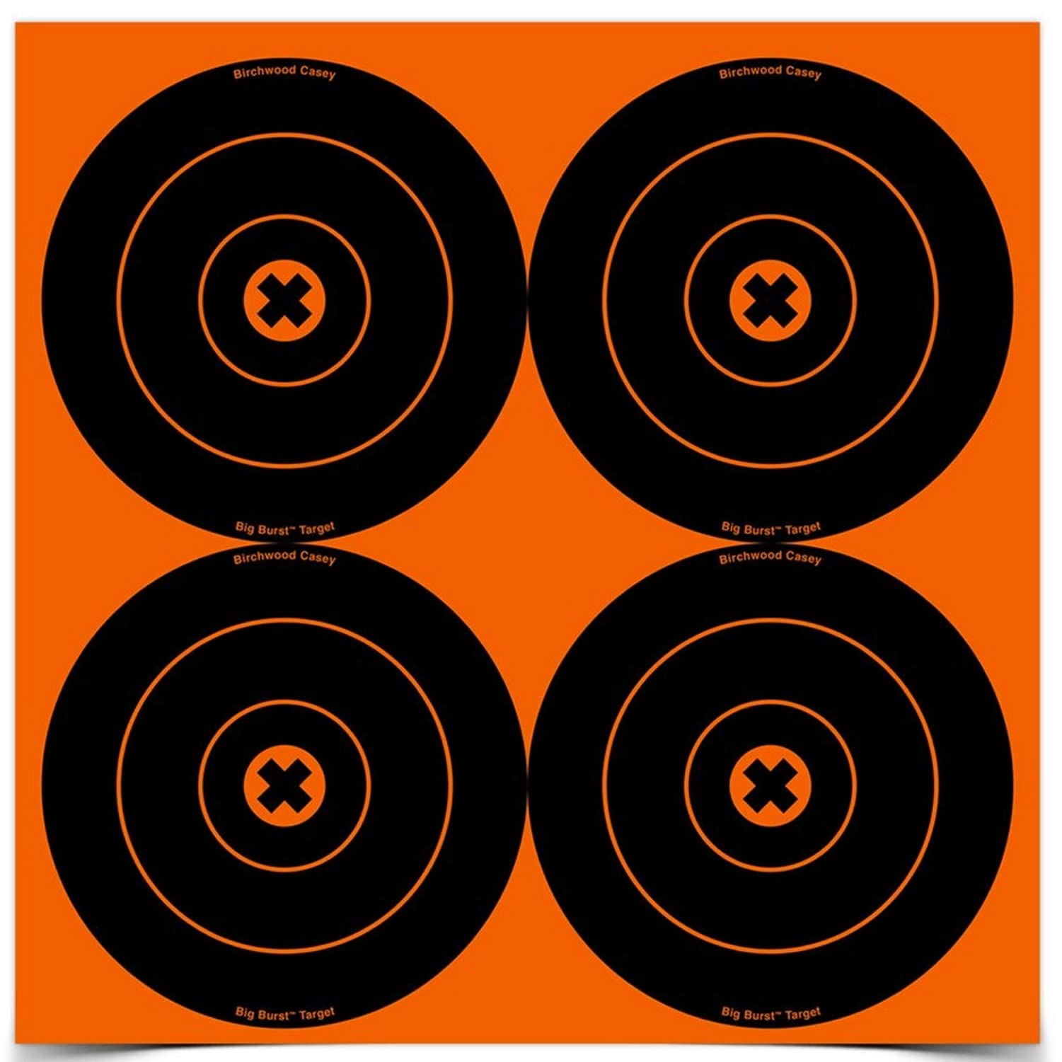 Birchwood Casey 6-Inch Big Burst Bull's-Eye, 12 - 6-Inch Revealing Targets