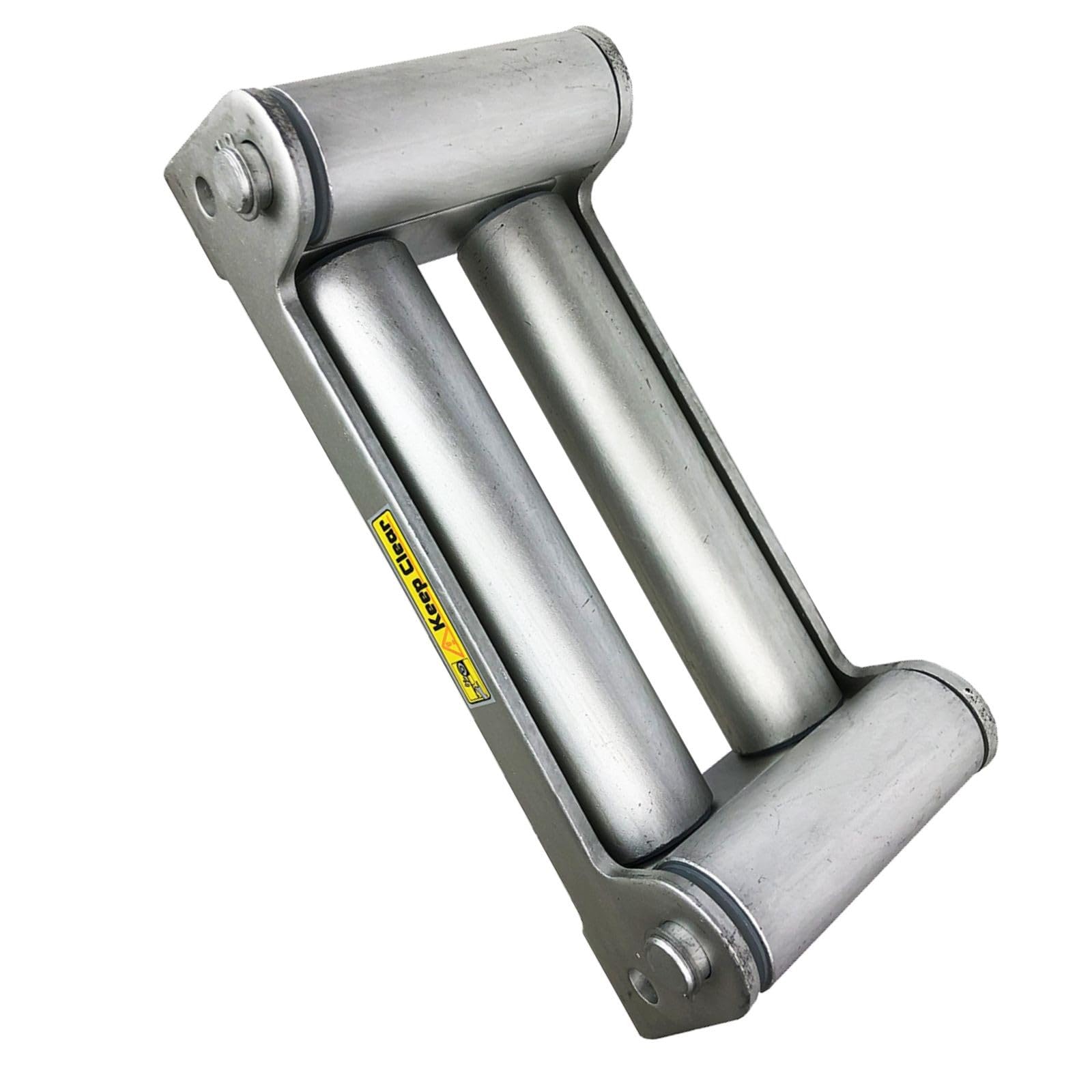 Mile Marker Universal WH-10 Silver Roller Fairlead | Compatible with 8000 - 12,000 Pound Hydraulic Winches and 8000 - 15,000 Pound Electric Winches