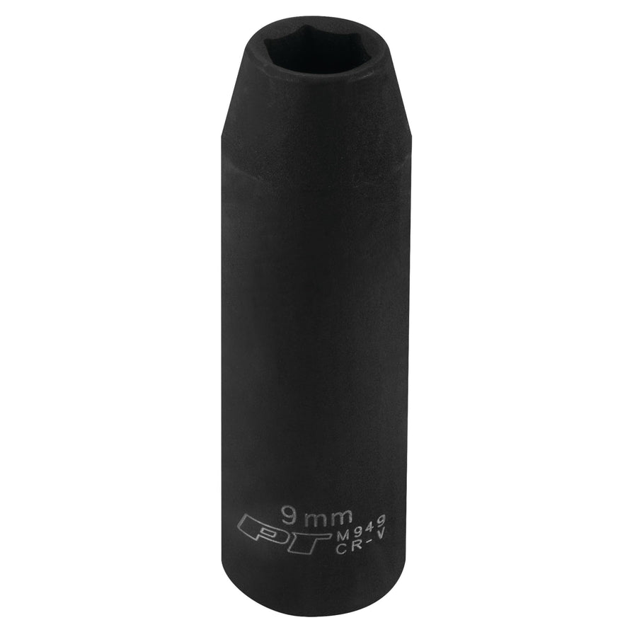 3/8-Inch Performance Tool M949 9mm Deep Wall Impact Socket