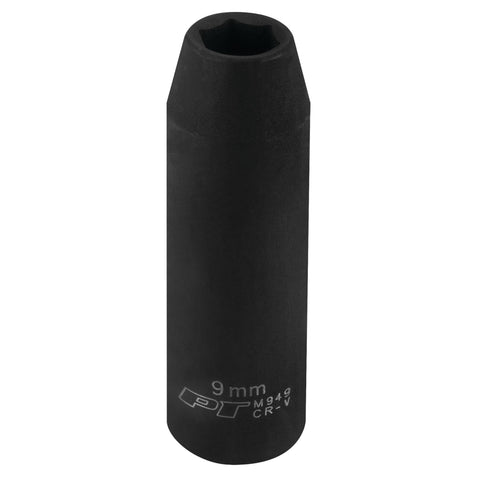 3/8-Inch Performance Tool M949 9mm Deep Wall Impact Socket