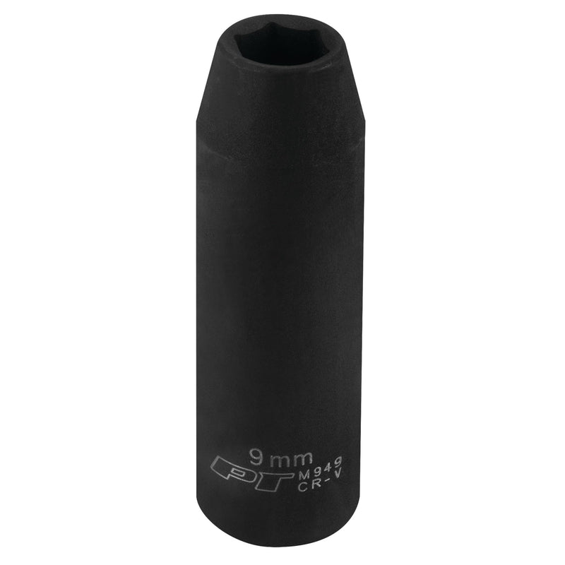 3/8-Inch Performance Tool M949 9mm Deep Wall Impact Socket