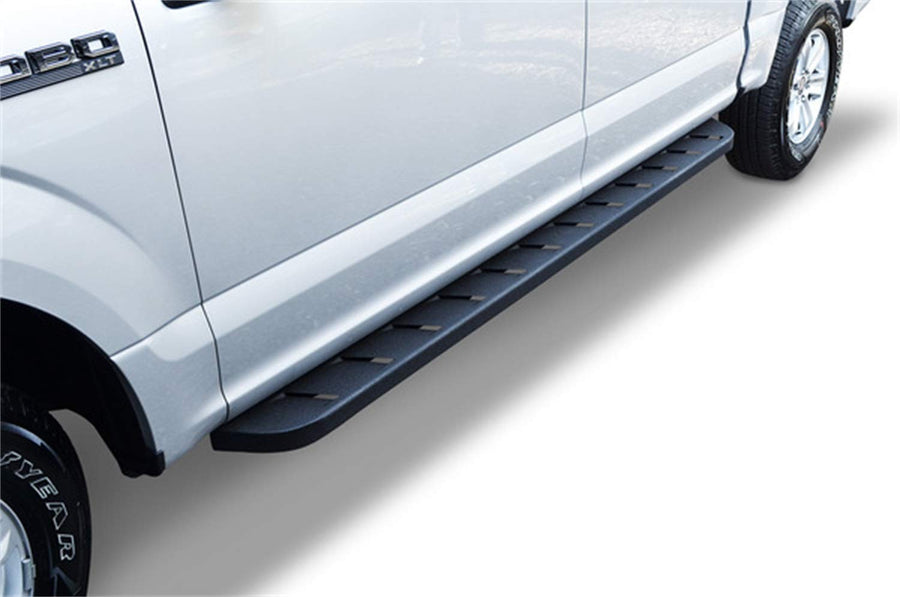 RB10 Running Board & Brackets Kit Go Rhino | Protective Bedliner Coating | 63415587T | Fits 2015-2024 Ford F-150 Super Crew Cab & Others (See Description)