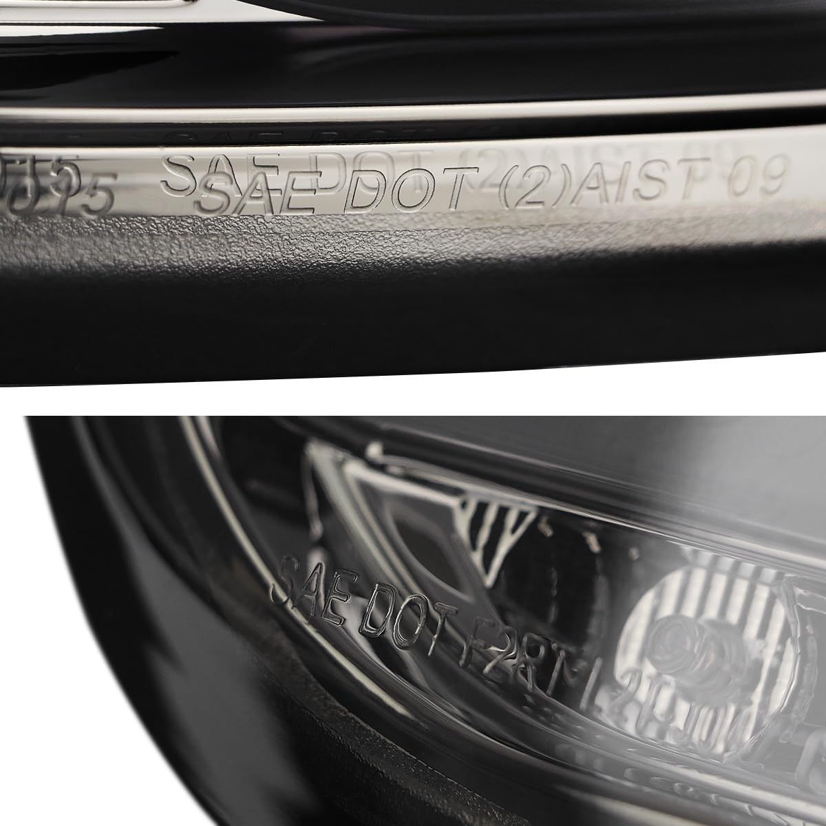 Full LED Chrome Smoke Tail Lights SPEC-D TUNING w/Fiber Optic Parking Light S and trip and Sequential Turn Signals Compatible with 2009-2011 BMW E90 3-Series