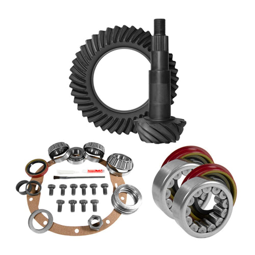 GM 4.11 Rear 8.5" Ring & Pinion, Install Kit, Axle Bearings, 1.78" Case Journal