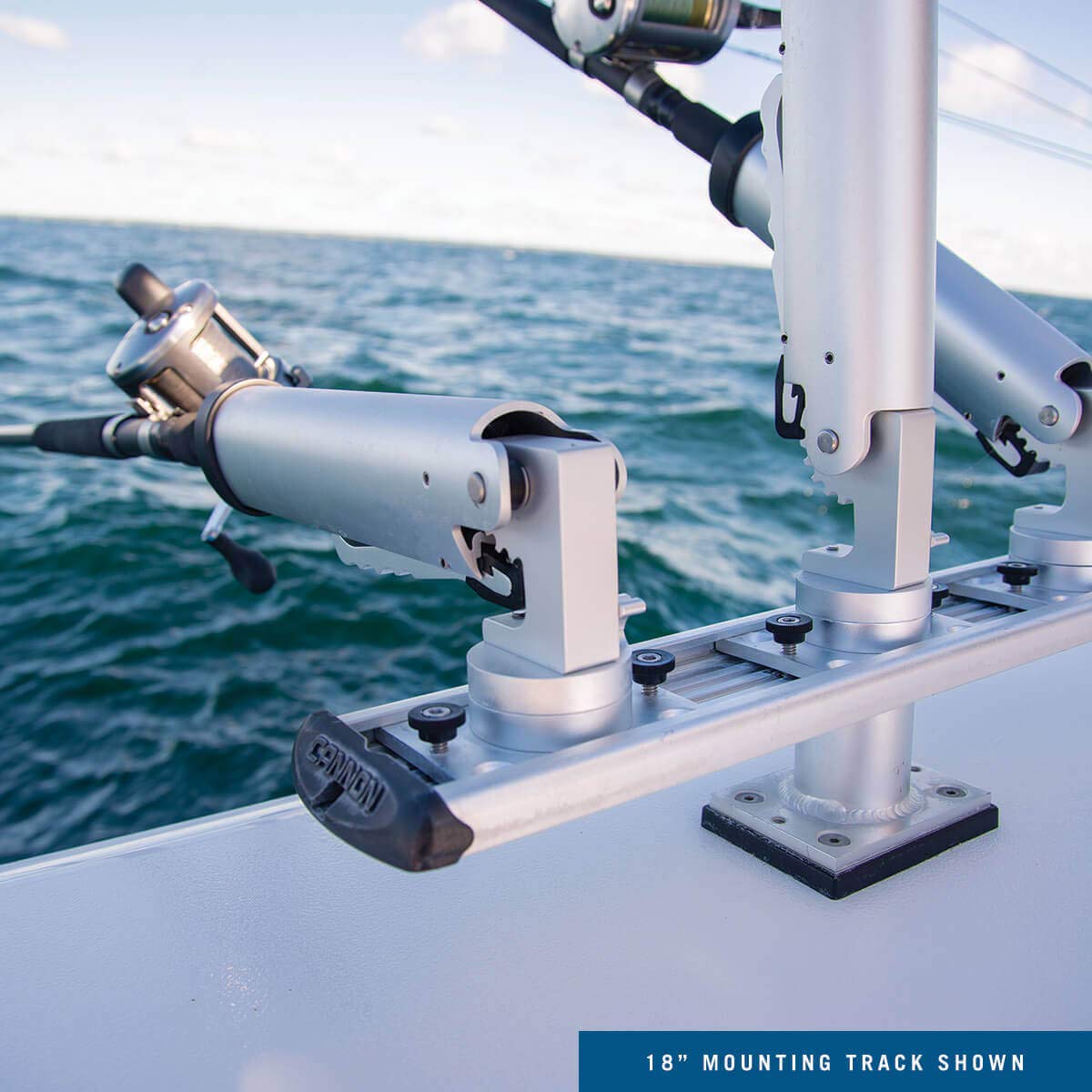 Cannon Mounting Track Aluminum for Downriggers and Boat Accessories – 36"