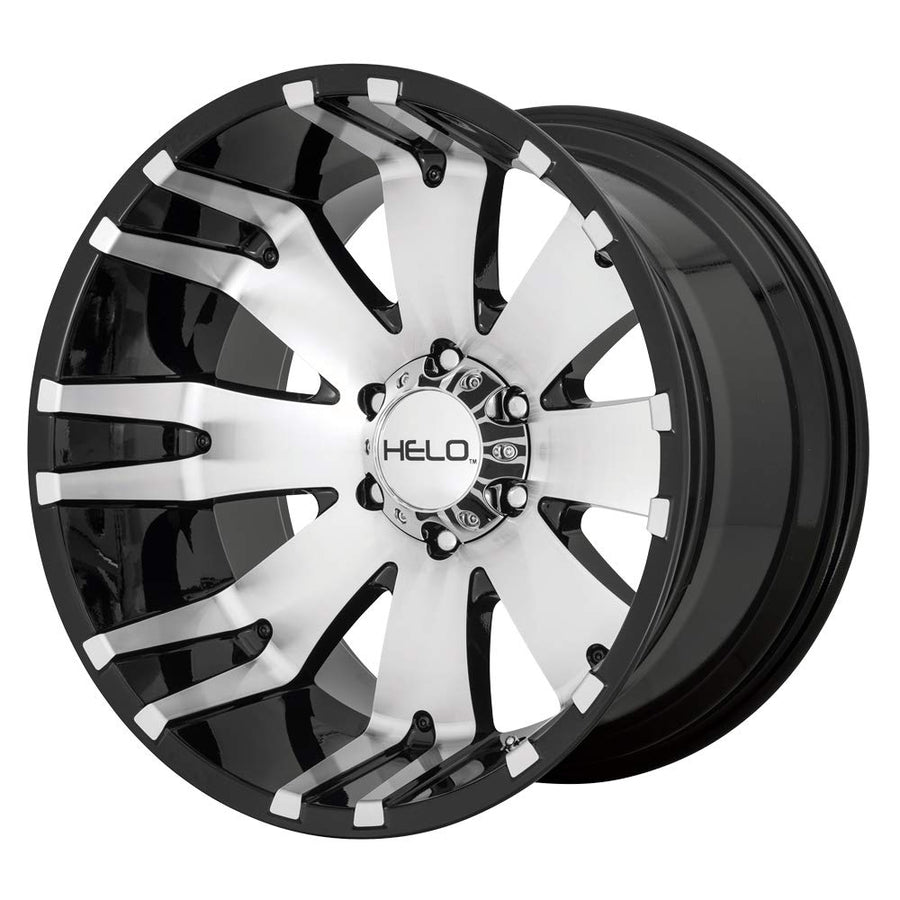20x12 Helo He917 8x165.1-44et Gloss Black Machined Wheel