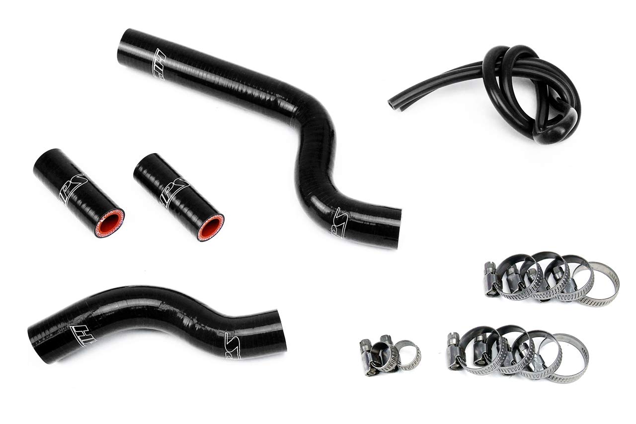 Black HPS Silicone Radiator Hose Kit Coolant OEM Replacement 57-1756-BLK