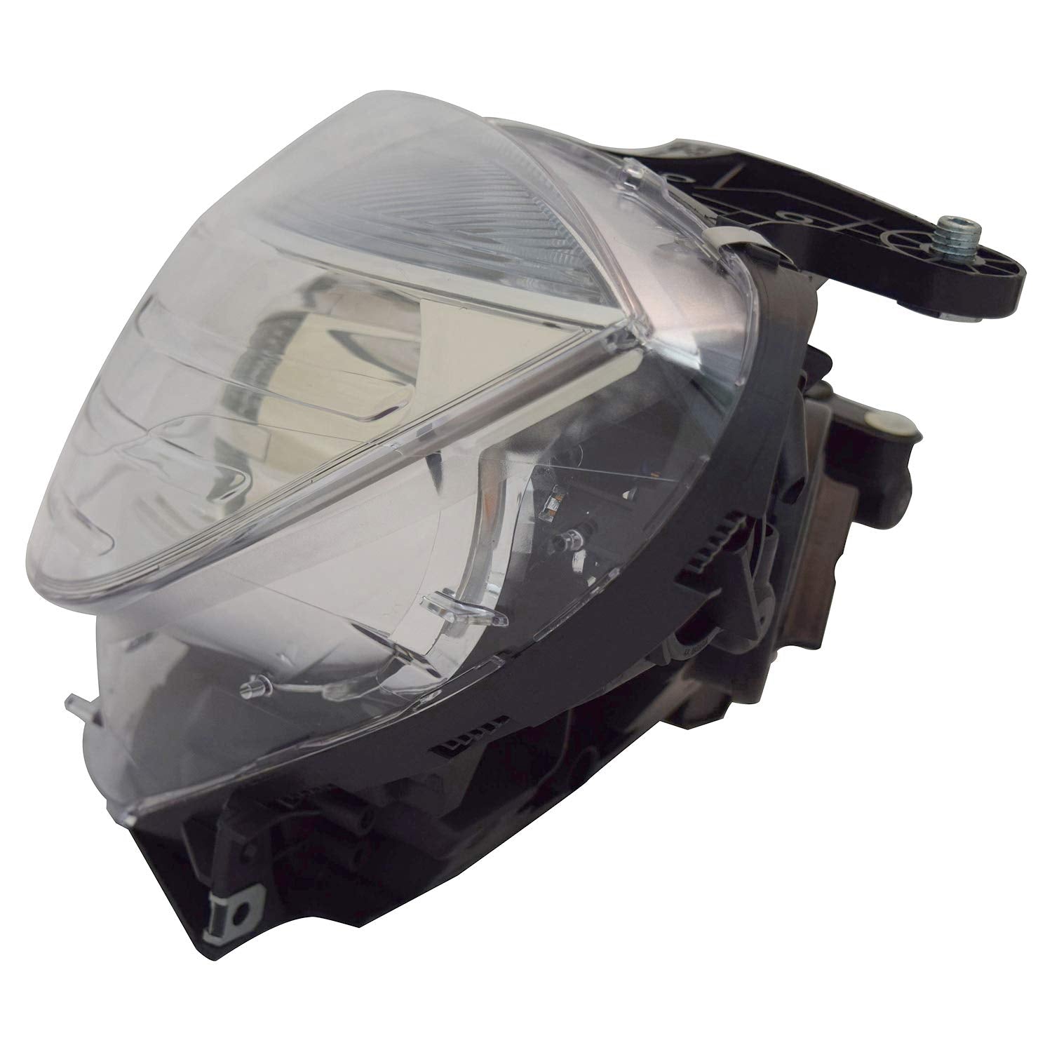 Left TYC Headlight Assembly Compatible with 2008-2011 Mercedes Benz C-Class