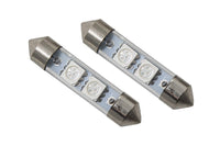 Blue 39mm SMF2 LED Bulb Pair Diode Dynamics