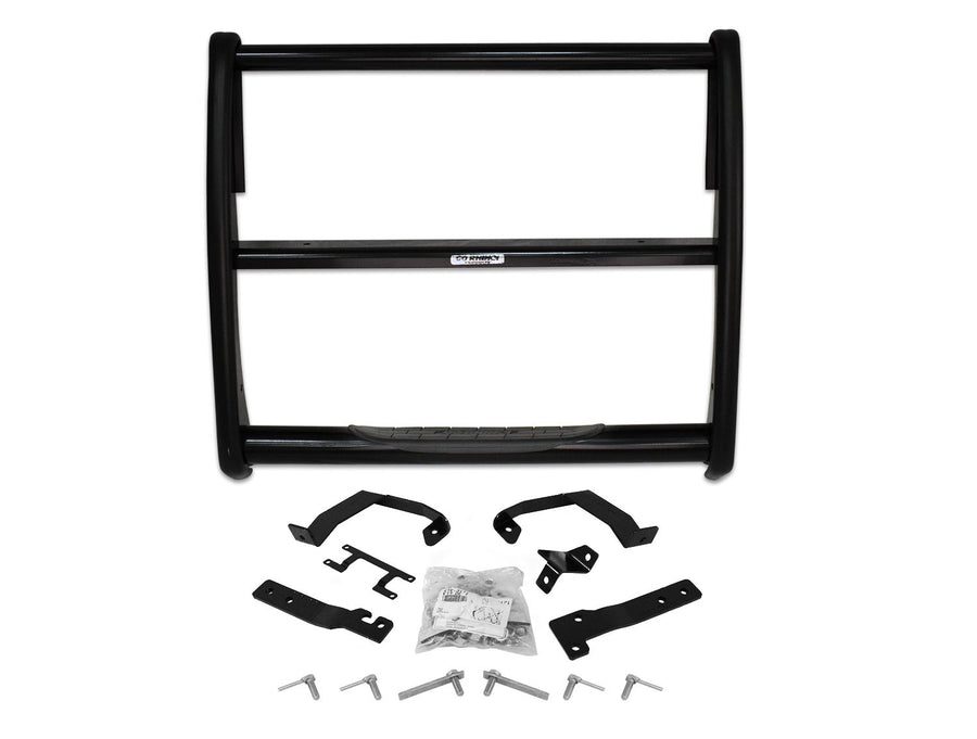 3000 Series Go Rhino Center Grill Guard | Mild Steel, Black | 3295B | Fits 2015-2017 Ford F-150 (Excludes vehicles w/adaptive cruise control)