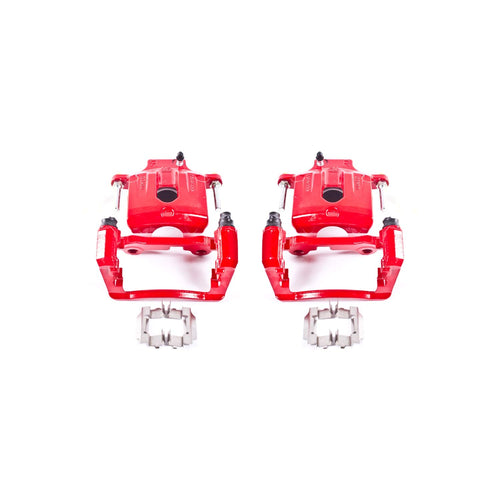 Power Stop S4804 Rear Pair of High-Temp Red Powder Coated Calipers for Rainier, SSR, Trailblazer, Trailblazer EXT, Envoy, Envoy XL, Envoy XUV, Ascender, Olds Bravada, Saab 9-7x [Model Specific]