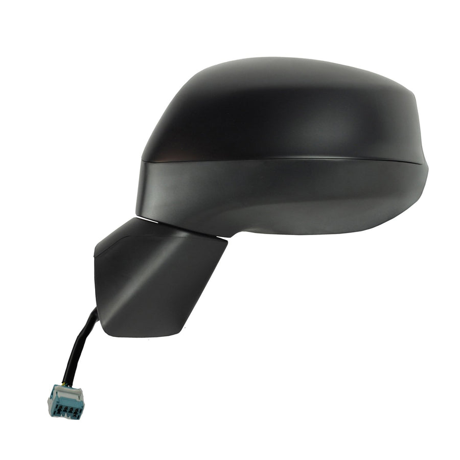 Driver Side Fit Mirror for Honda Civic Coupe, Sedan Model, Textured Black w/PTM Cover, Foldaway, Heated Power