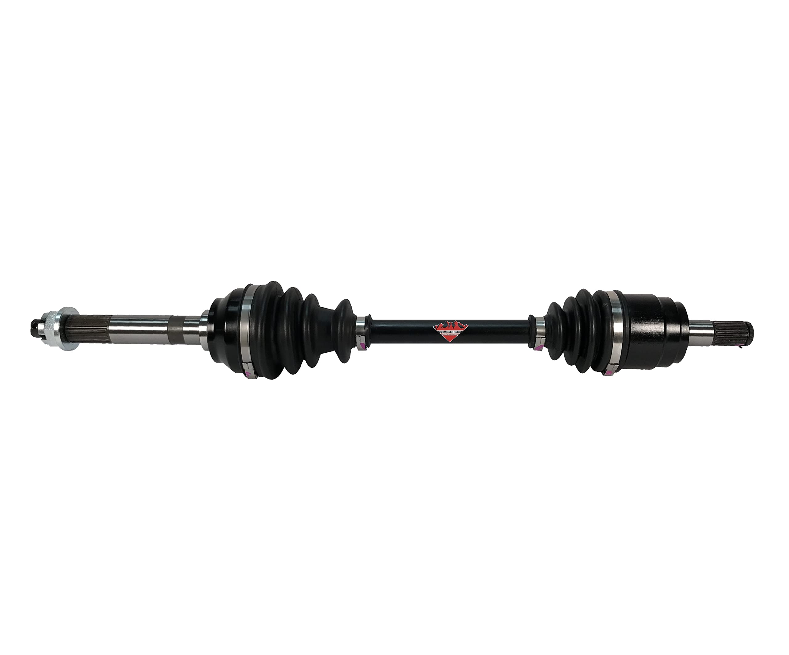 Front Left/Right Rugged Performance Axle for (2009-14) Kawasaki Mule 610, Assembled with CV Joints & Chromoly Material Center Shaft, with Moly Grease To Increase Strength OEM: 59266-0039