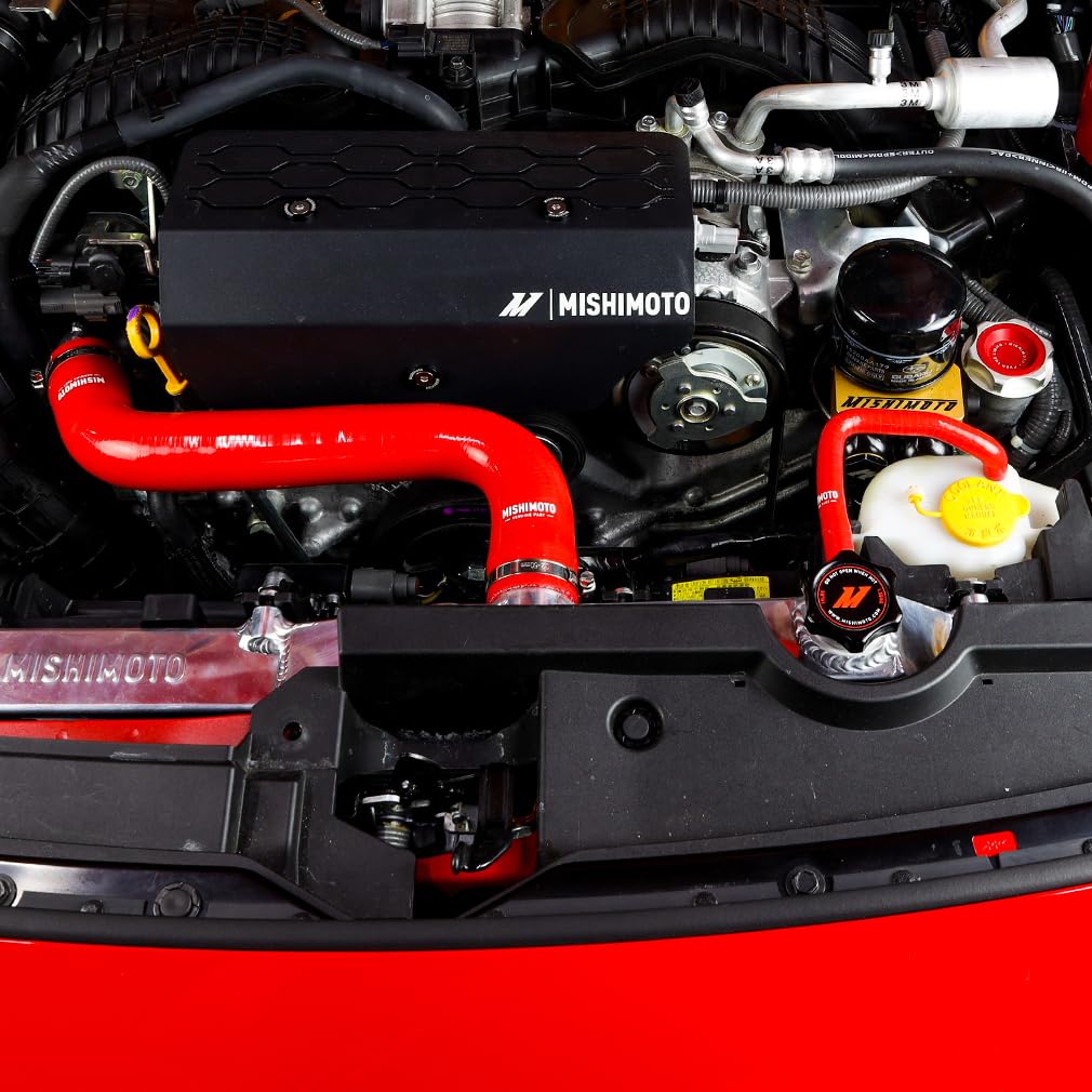 Mishimoto Radiator Hose Kit Silicone, Compatible with Subaru WRX 2022+, Red