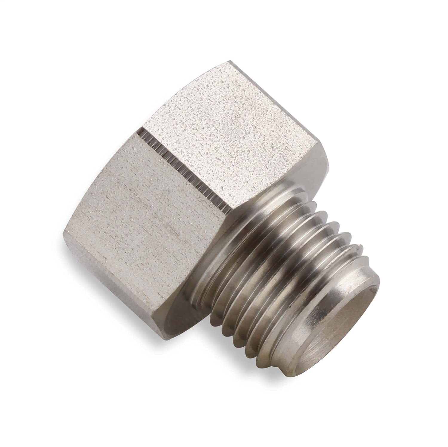 Hardline Adapter, EARL'S PERFORMANCE PLUMBING 9/16"-18 Inverted Flare Male to 3/8"-24 Inverted Flare Female for 3/16"