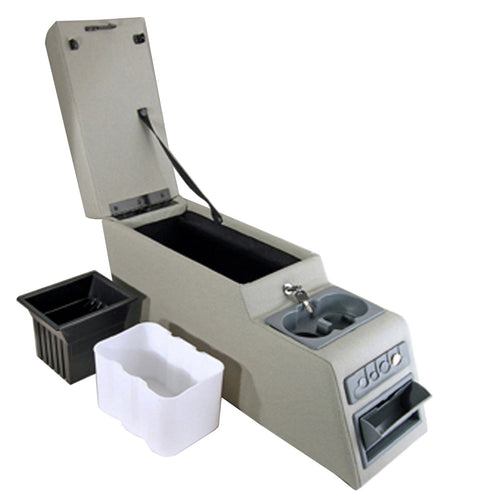 Center Console Rugged Ridge for Jeep CJ/Wrangler YJ | Vinyl, Grey | 13102.09 | Fits 1976-1995 Jeep CJ & Wrangler YJ
