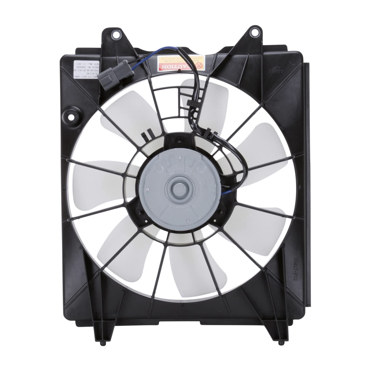 Cooling Fan Assembly TYC 611140 Compatible with 2006-2011 Honda Civic