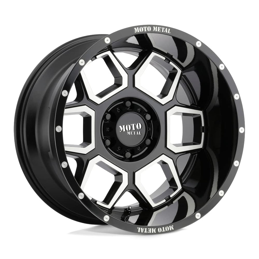 Moto Metal 20X10 MO981 G-BLK MACH -24MM - MO98121050324N