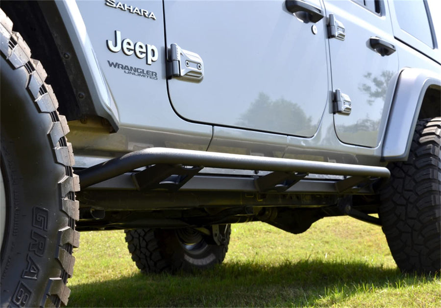 N-Fab TSJ074-TX - N-Fab TrailSlider Step System Fits 07-17 Compatible with/Replacement for Wrangler (JK)