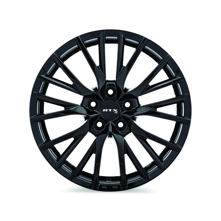 KYO RTX Custom Wheel - 18x8, 35 Offset, 5x114.3 Bolt Pattern, 60.1mm Hub - Gloss Black Rim