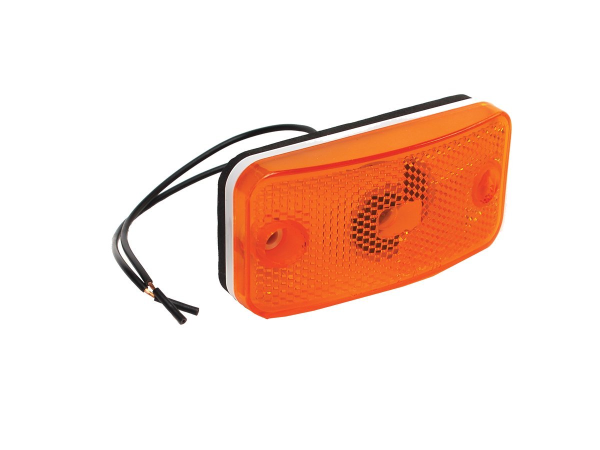 Clearance Light RV Designer E397, Fleetwood Style, Amber, Exterior Hardware