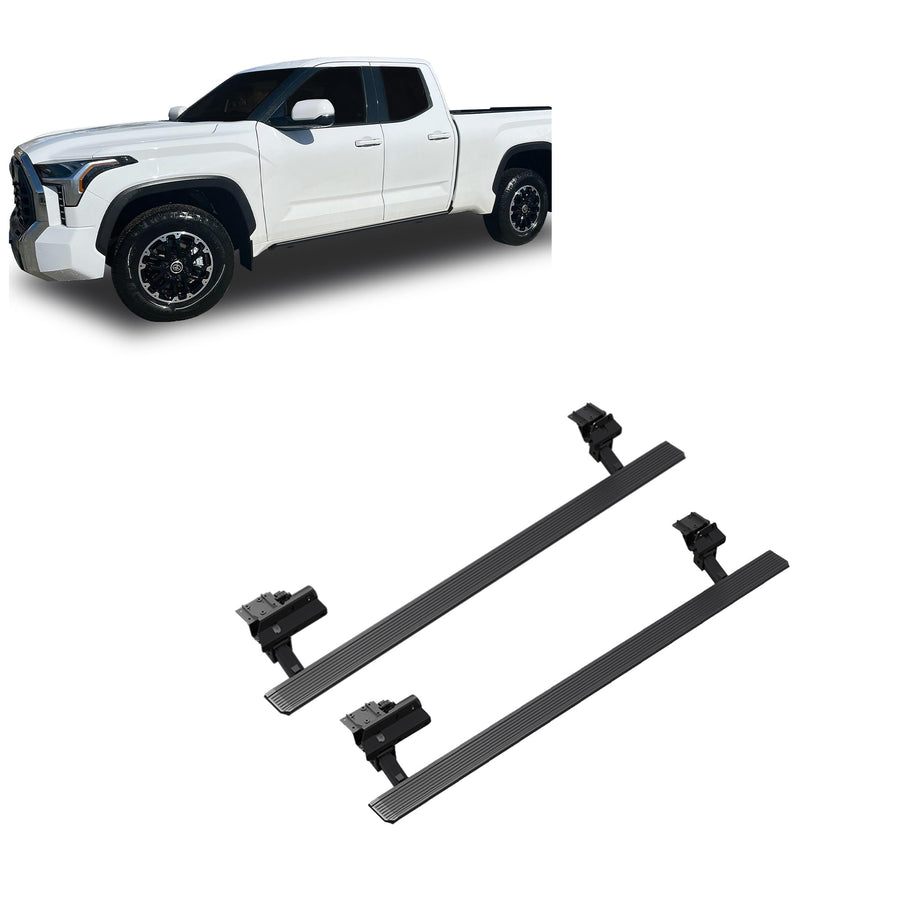Elite Black Horse Retractable Power Board Compatible with 2022-2024 Toyota Tundra-PWBR3075