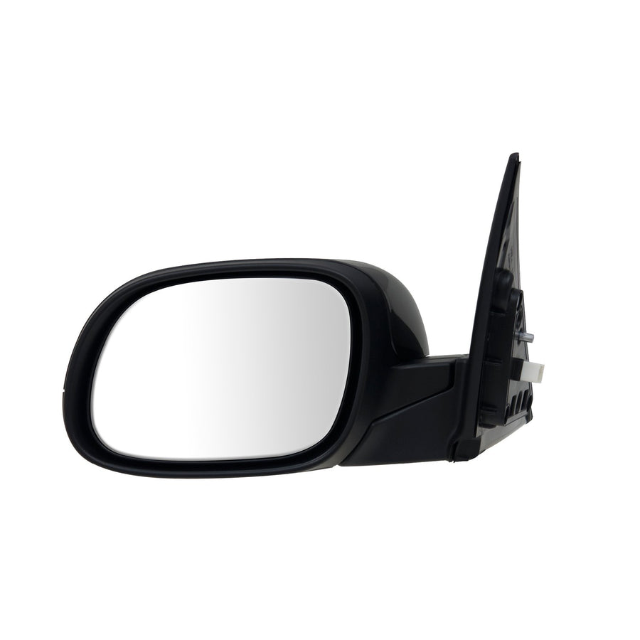 Driver Side Fit System Mirror for Kia Soul, Textured Black w/PTM Cover, Foldaway, Heated Power