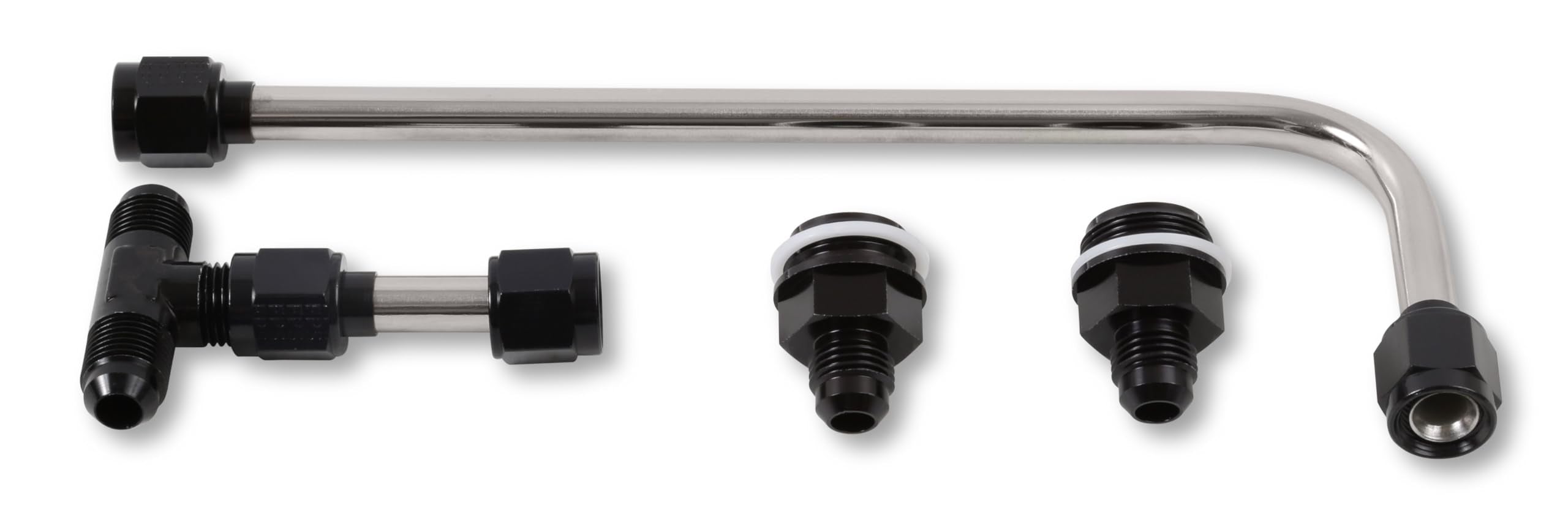 Quick Fuel Dual Feed 34-600BKQFT Fuel Line #6AN (Black)
