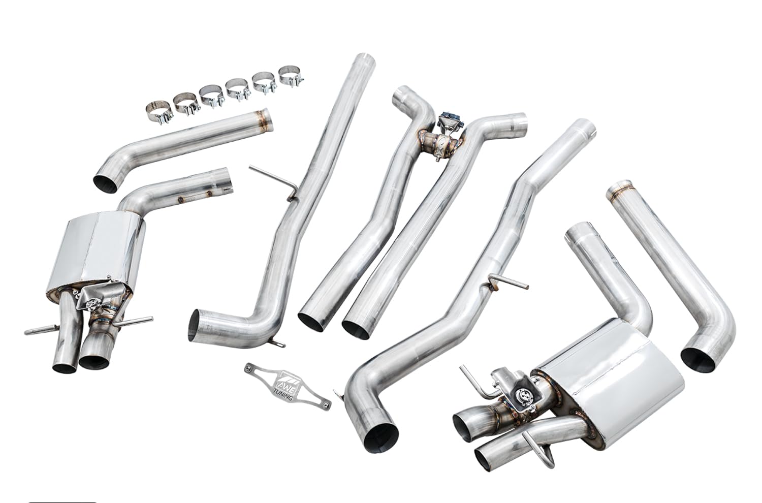 Mercedes-Benz W213 AWE Tuning AMG E63/S Sedan/Wagon SwitchPath Exhaust System - for DPE Cars - 3025-31044