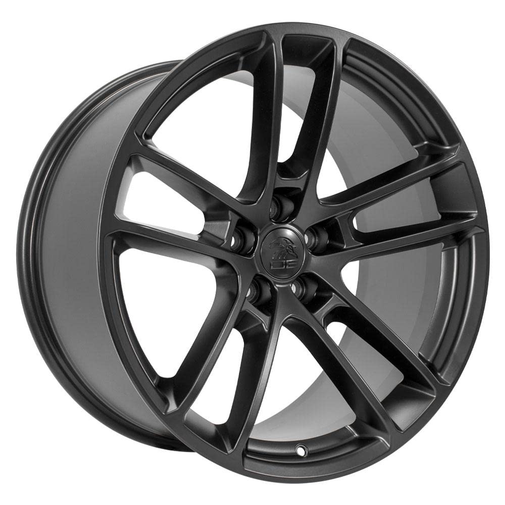20 Inch OE Wheels DG23 Rim Fits Charger/Challenger SRT Hellcat Style 5x115 20x10 Satin Black - Hollander 2718 (1)