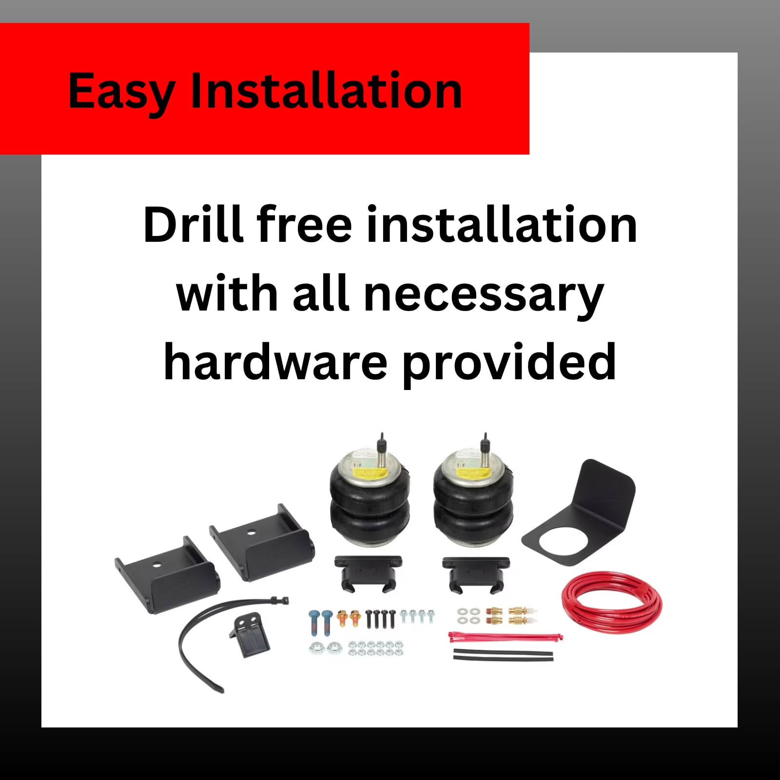 Firestone 2609 Air Spring Kit Rear Ride-Rite Compatible with 2019-2025 Silverado Sierra 1500 Non 3.0 Eco Diesel Models | Large PSI Range | Enhanced Ride Quality