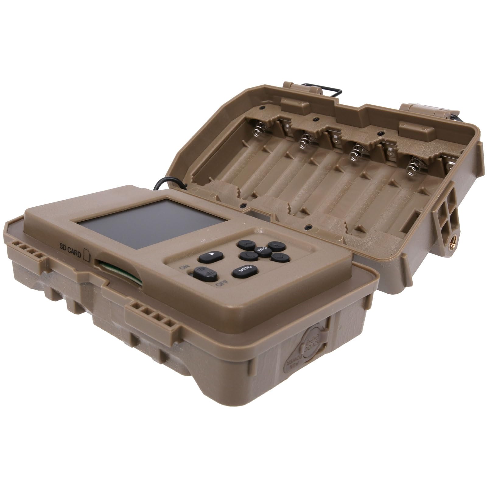Pro Cam 20 Muddy Combo - 20 MP & 720 Video at 30FPS 0.5 Sec Trigger Speed 80Ft Detection IR Range Durable Hunting Outdoor Scouting Trail Camera, 8 AA Batteries & 16GB SD Card Included