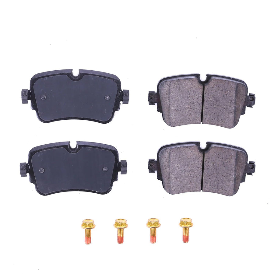 Power Stop Front Brake Kit For Audi A8 Quattro 2019-20 |e-tron Quattro 2019-20 |e-tron Sportback 2020 |Q7 2017-20 |Audi S6 2020 |Q8 2019-20 - Ceramic Brake Pads With Installation Hardware, 17-1895