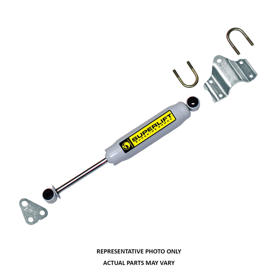 SUPERLIFT SUSPENSION RealTruck Steering Stabilizer Kit for Chevrolet/GMC Trucks | Shadow Series Cylinder | 92065 | Fits 1999-2006 Chevrolet / GMC Trucks / SUVs with 6" Knuckle Lift