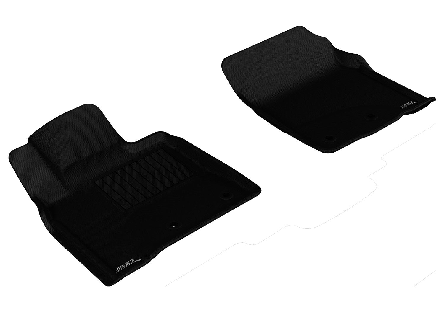 Kagu 3D MAXpider Custom Fit Floor Mat (Black) for 2012-2021 Lexus/Toyota LX/Land Cruiser - 1ST Row