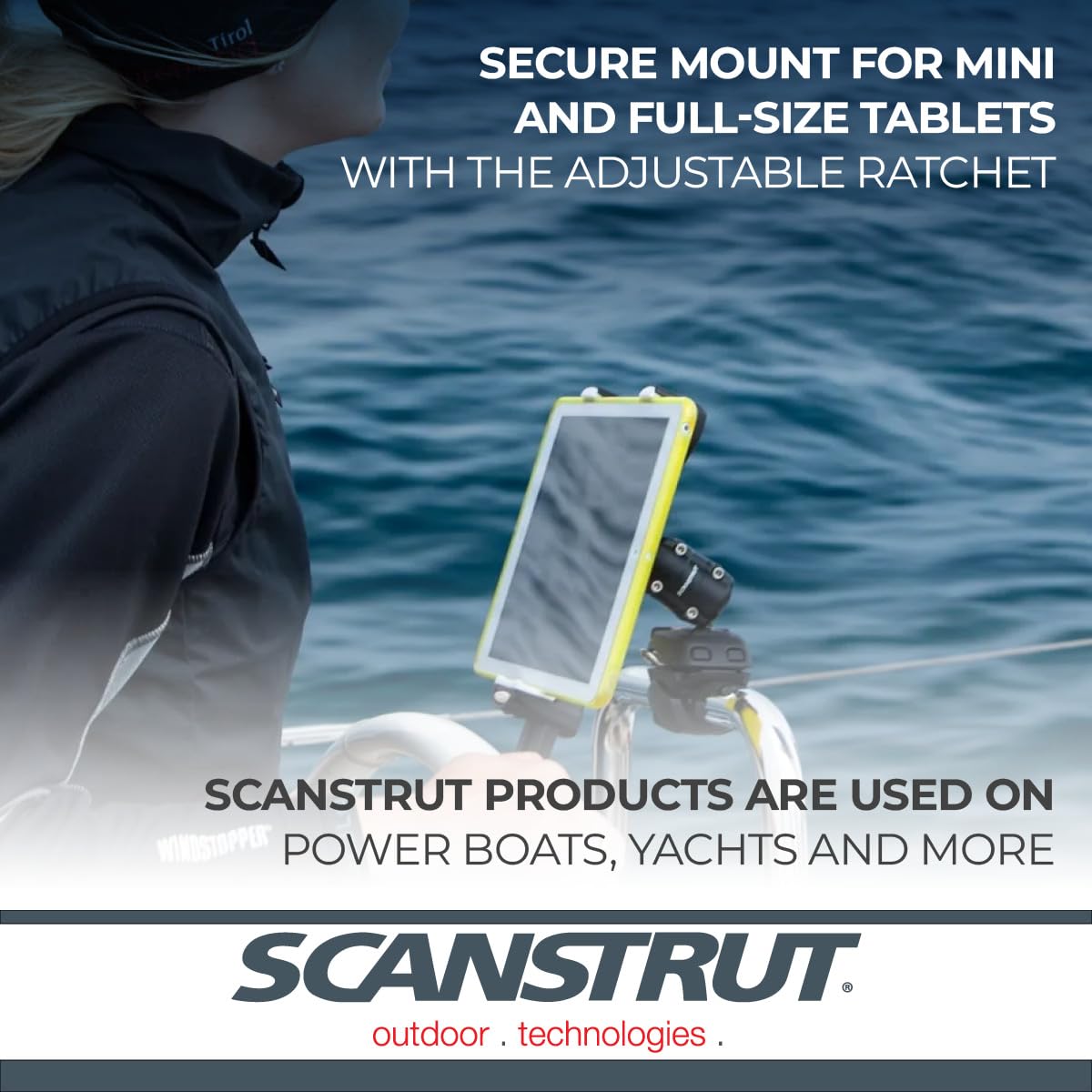 ROKK Mini for Tablet Scanstrut RLS-508-402 with Rail Base