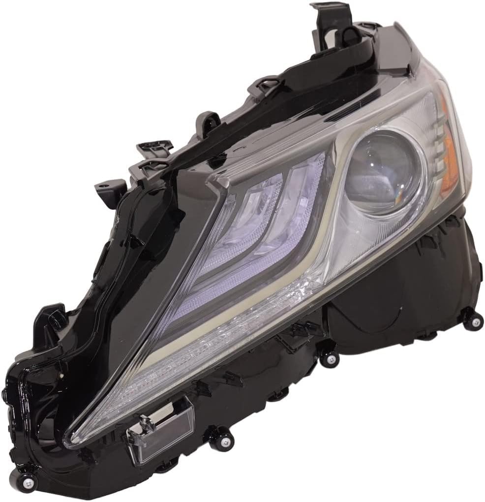 For Toyota Camry 19 Headlight Full LED GUN METAL Bezel Driver Side | DOT Certified 81150-06D81 | TO2502288 ACK