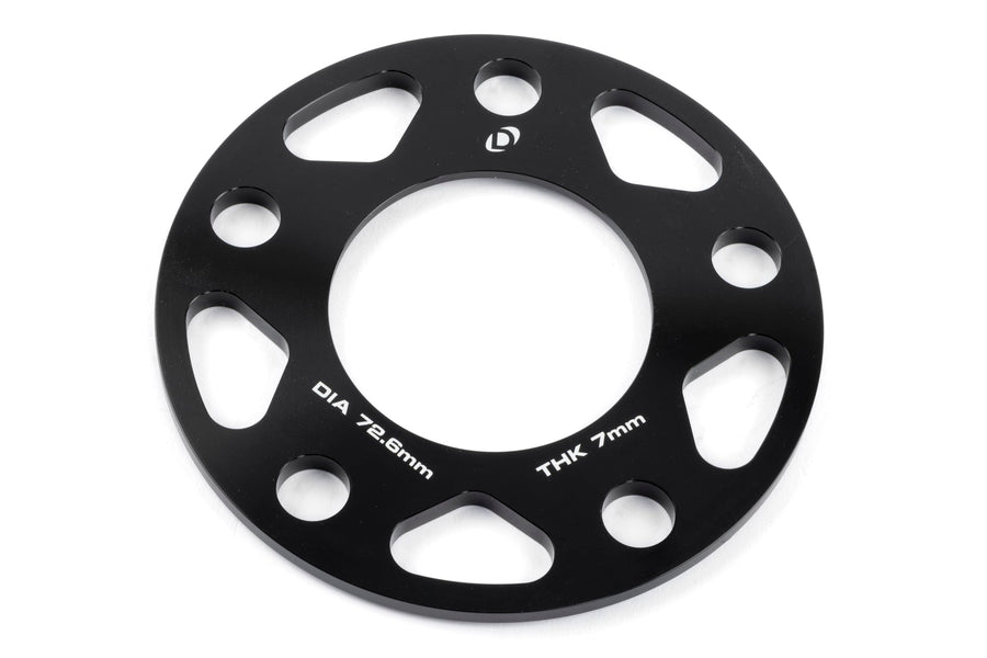 Dinan Wheel Spacers D210-2037 5x120 Bolt Circle - 72.6mm Center Bore - 7mm Thick - Pair