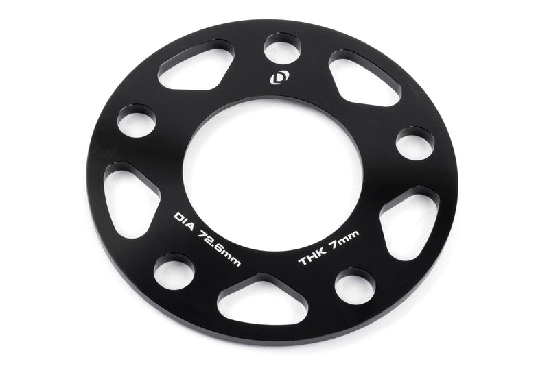Dinan Wheel Spacers D210-2037 5x120 Bolt Circle - 72.6mm Center Bore - 7mm Thick - Pair