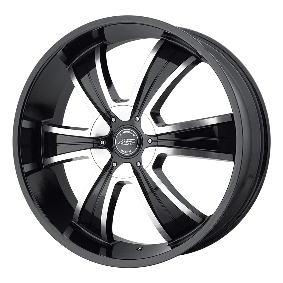 AR894 American Racing 18X8 5X115/120 G-BLK MACH 15MM - AR89488020315