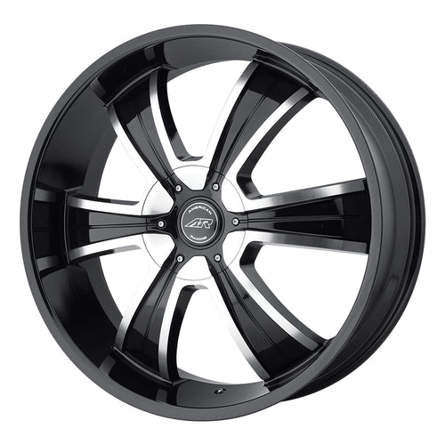 AR894 American Racing 18X8 5X115/120 G-BLK MACH 15MM - AR89488020315