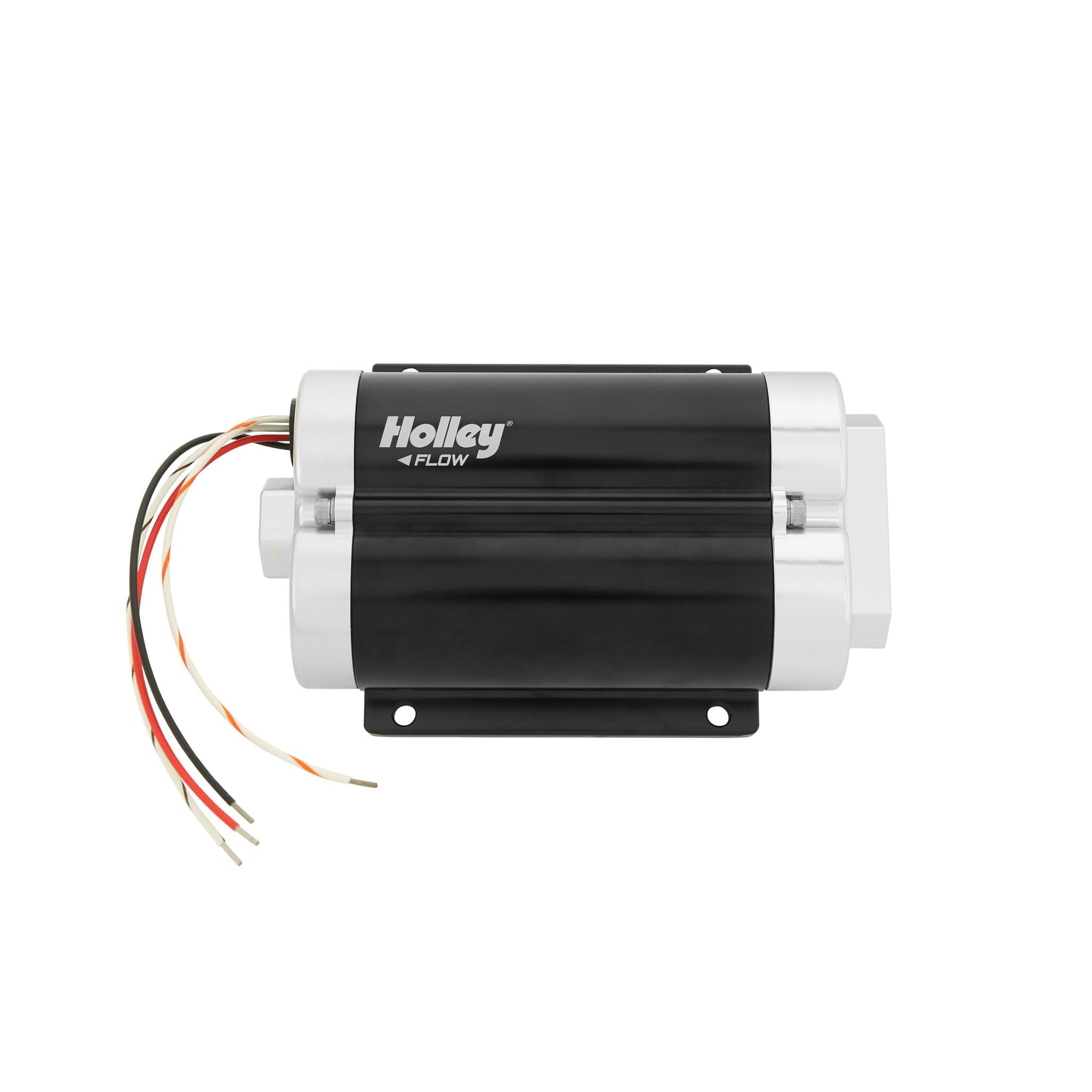 Dominator 12-1200-2 Holley 130 GPH In-Line Billet Fuel Pump (Dual Inlet)